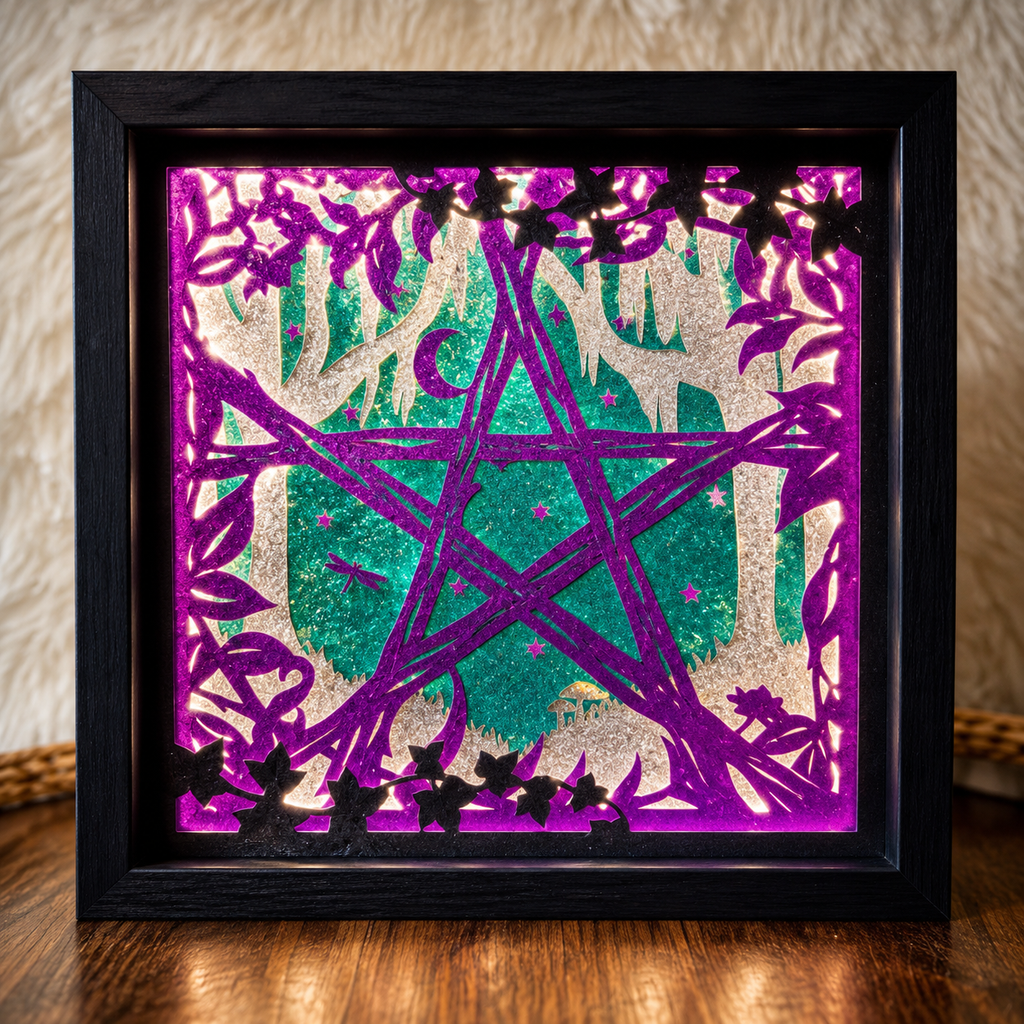 Illuminated 3D Shadow Box