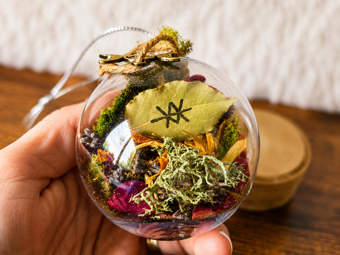 Botanical Spell Ornaments (aka Witch Balls)
