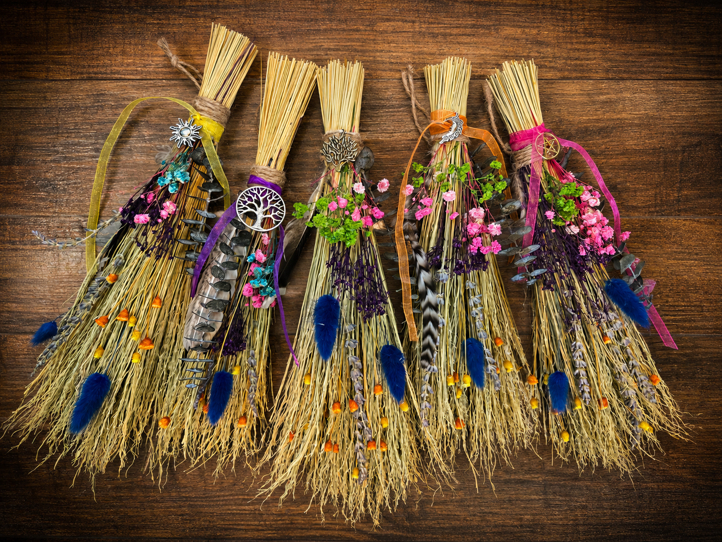 Handmade Mini Besom – One-of-a-Kind Witch Broom Wall Decor