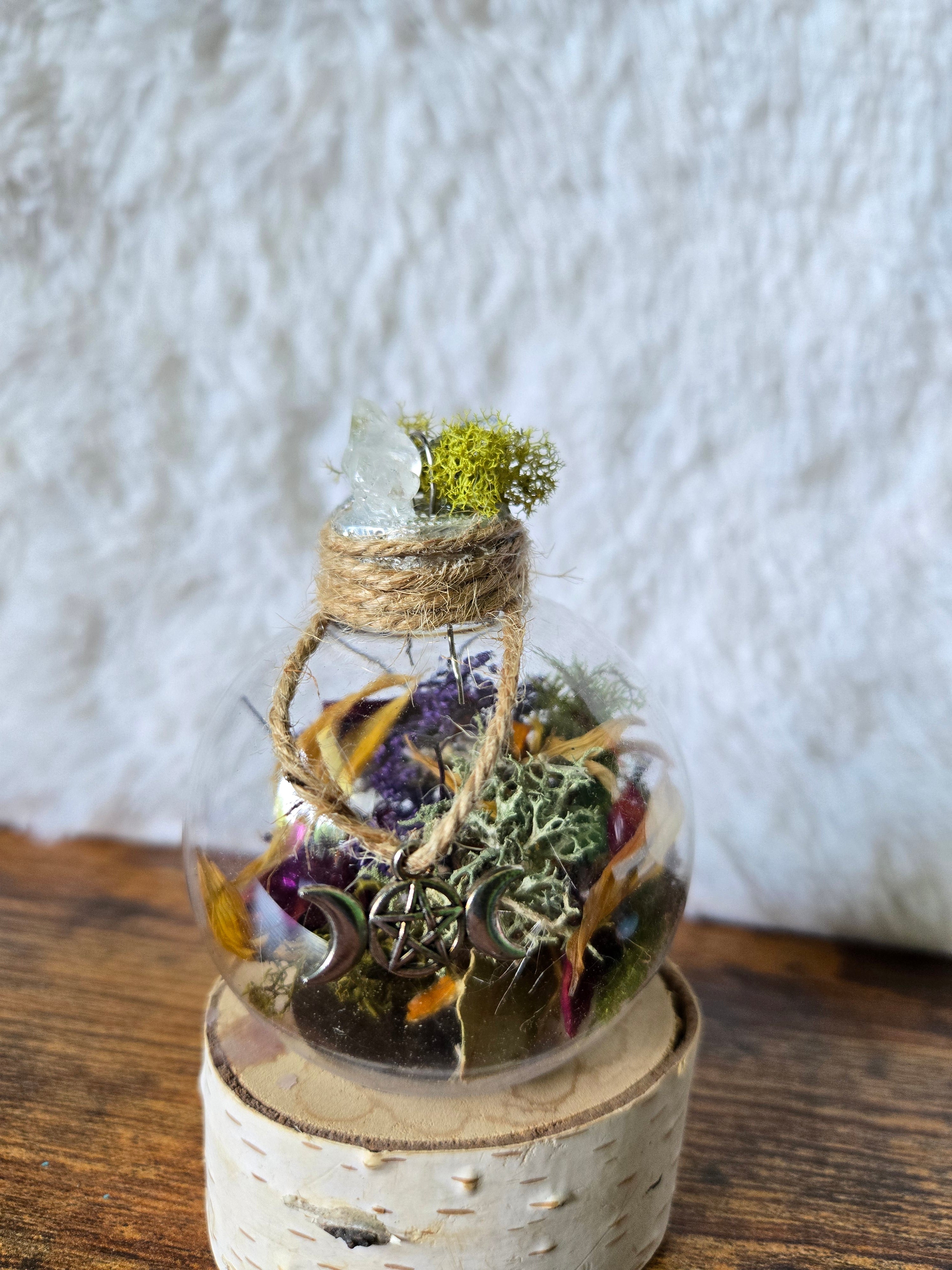 Botanical Spell Ornaments (aka Witch Balls)