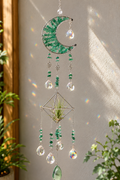 Emerald Clover Moon Plant Suncatcher