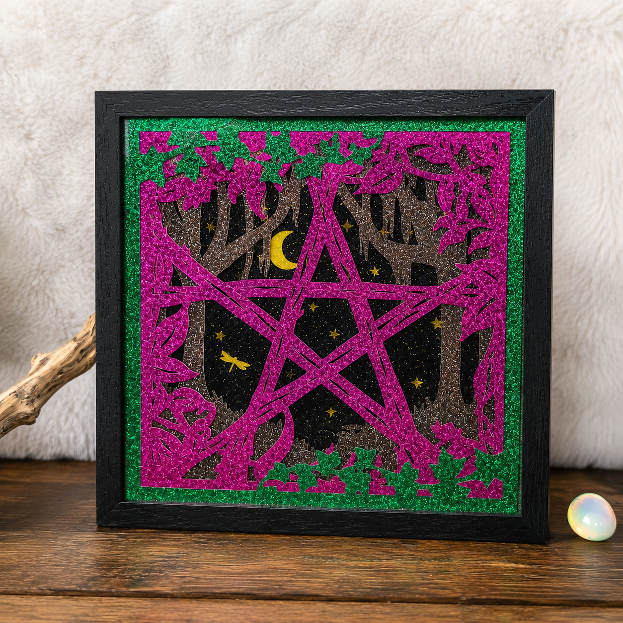 Illuminated 3D Shadow Box