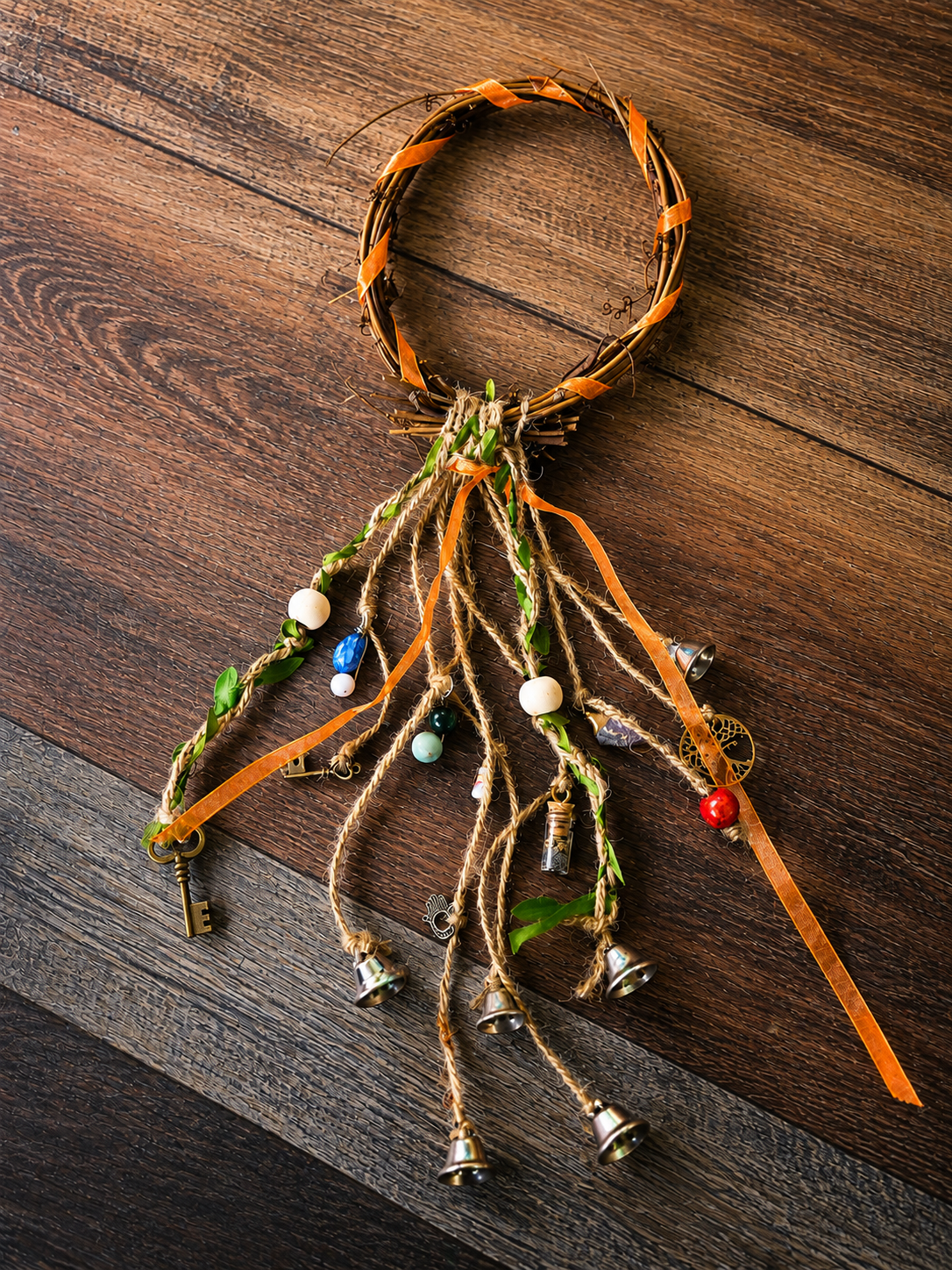 Handmade Grapevine Witch Bells