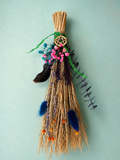 Handmade Mini Besom – One-of-a-Kind Witch Broom Wall Decor