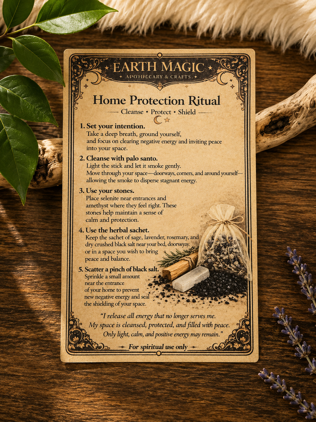 Home Protection Ritual Kit