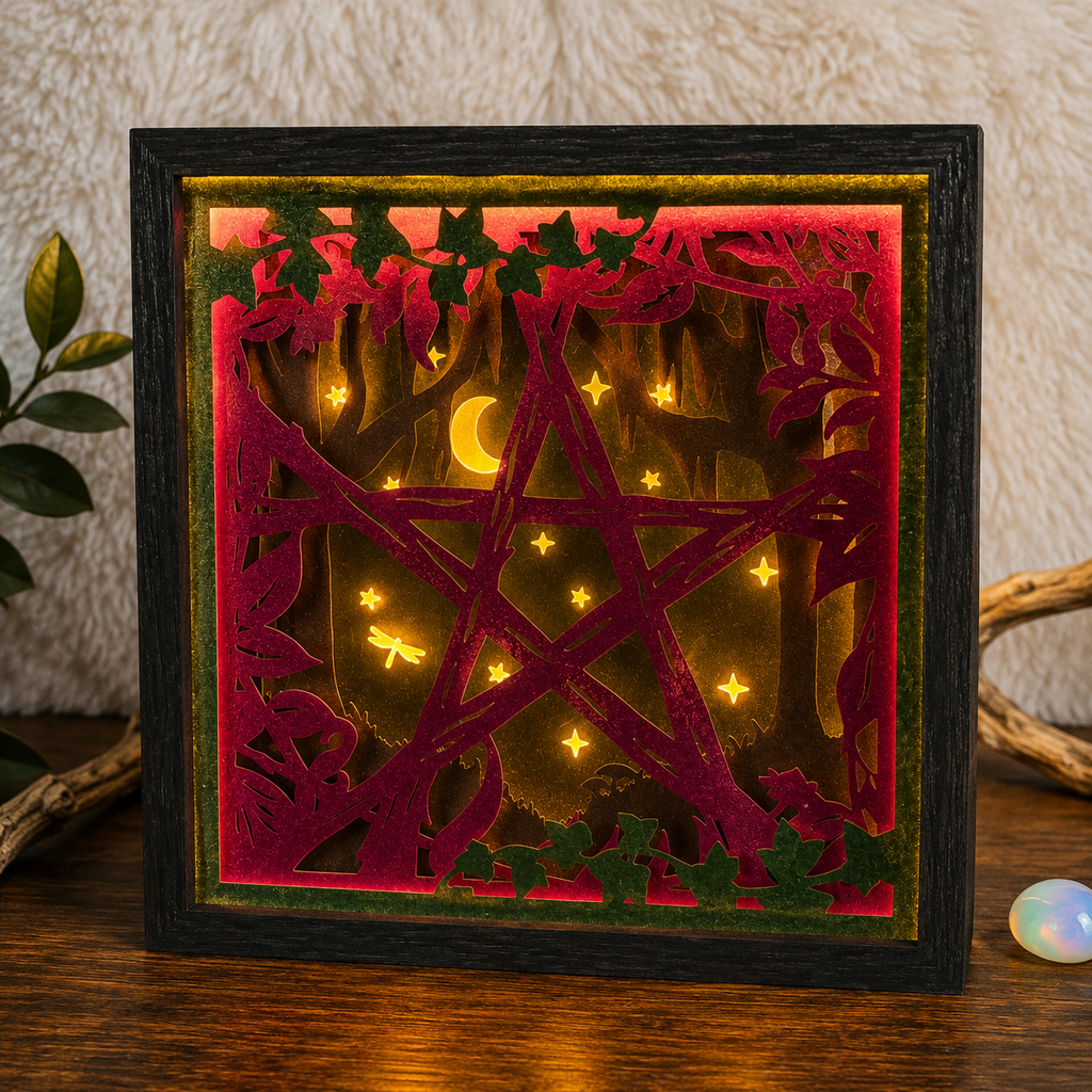 Illuminated 3D Shadow Box